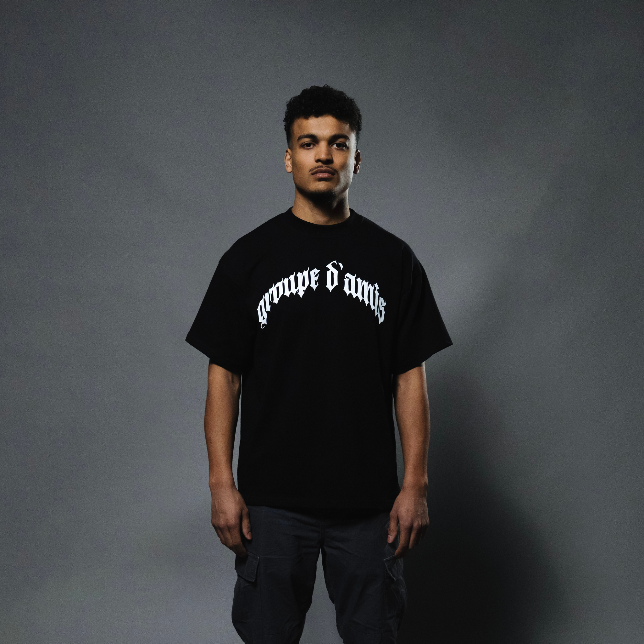 BLACK SCRIPT T-SHIRT
