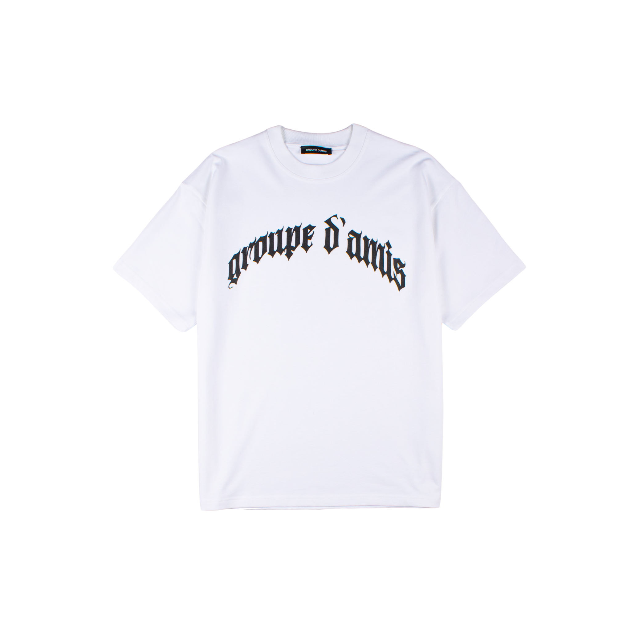WHITE SCRIPT T-SHIRT
